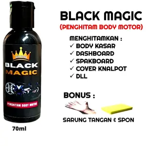 BLACK MAGIC PENGHITAM BODY MOTOR PERMNANENT 70ML/PENGHITAM BODY MOTOR