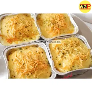 (10pcs) Alumunium Foil BX-350 | Foil Cup Tray BX-350 Kotak