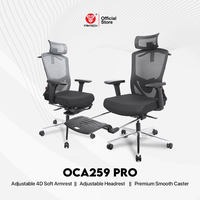 Gambar KURSI OFFICE FANTECH OC-A259 PRO ERGONOMIC OFFICE CHAIR - Hitam dari Techno Computer Bali Kota Denpasar 2 Tokopedia