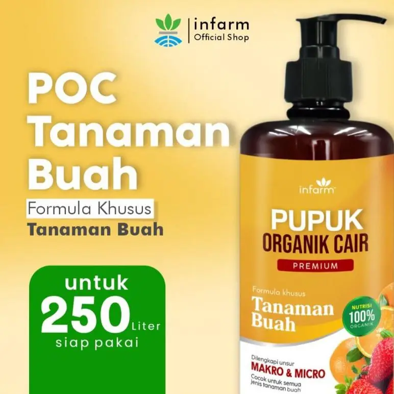 INFARM | Pupuk Organik Cair Tanaman Buah / bunga | 500ml
