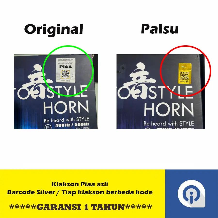 Klakson PIAA Otostyle Horn 12V Original