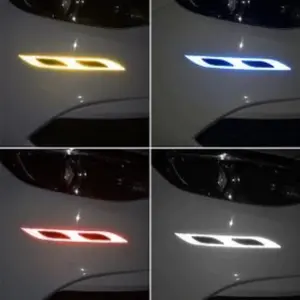 Stiker Bumper Mobil Reflektor Fog Lamp Mobil Reflective Sticker Fog Reflector