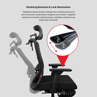 Gambar KURSI OFFICE FANTECH OC-A259 PRO ERGONOMIC OFFICE CHAIR - Hitam dari Techno Computer Bali Kota Denpasar 5 Tokopedia