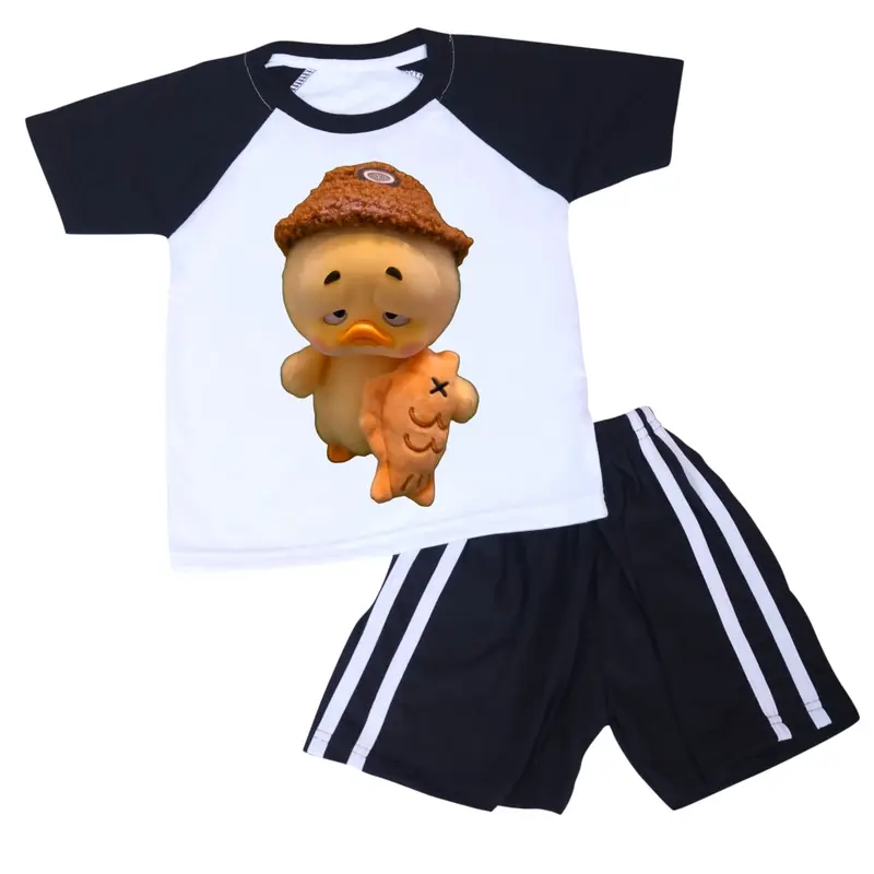 Baju Setelan Nailong dan Upset Duck Bahan Cotton Combed 4