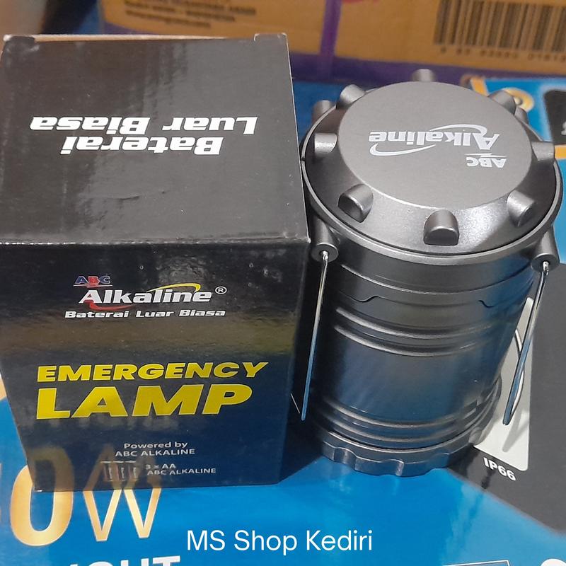 LAMPU CAMPING/ LAMPU BERKEMAH/Lampu Panjeran / Emergency LED / Lampu Darurat tanpa perlu di cass cukup isi baterai AA x 3 4