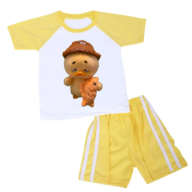 Baju Setelan Nailong dan Upset Duck Bahan Cotton Combed 3