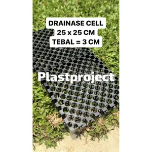DRAINASE CELL 25 x 25 CM / DRAINAGE CELL / ALAS RUMPUT SINTETIS TEBAL DAN KUAT