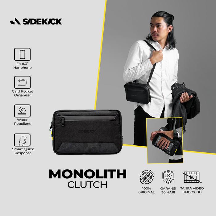 Gambar Sidekick Project MONOLITH - Clutch - Tas Slempang Multifungsi dari Sidekick Project Kota Bandung Tokopedia