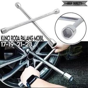 Kunci Roda Palang 17 19 21 23 / Pembuka Ban Mobil Pajero Sport