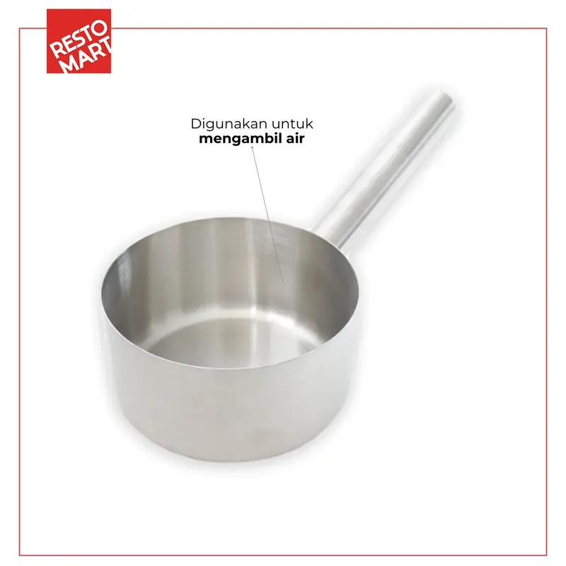 Water Scoop / Gayung Air 3kg RESTOMART Stainless (2716106) 2