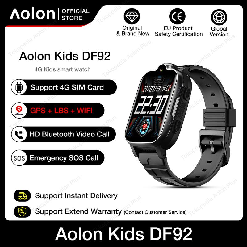 Aolon DF92 Kids Smartwatch Voice Video Calls GPS+LBS+WIFI Group