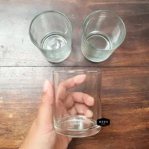 Gelas Kaca 180ml / Gelas Cocktail / Gelas lilin / Candle glass / Gelas soft drink / gelas kaca simple / gelas kopi / gelas catering
