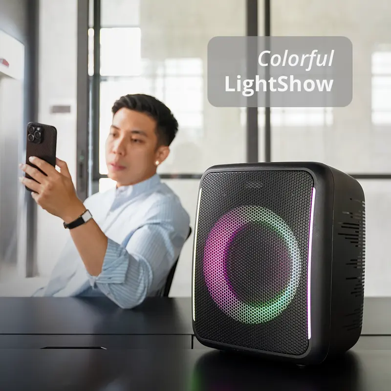Eggel Fortis 2 Portable Party Speaker with RGB Lights 3