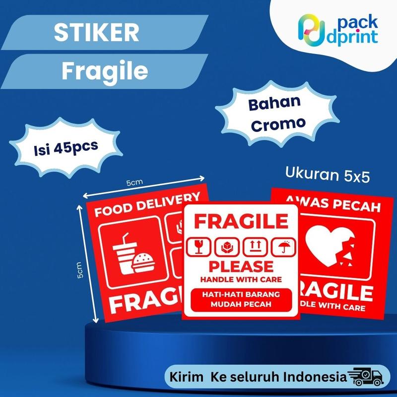 Cetak Stiker Fragile | Print Stiker Fragile | Stiker Fragile - Shop ...