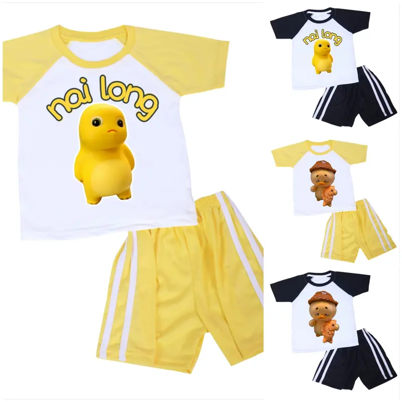 Baju Setelan Nailong dan Upset Duck Bahan Cotton Combed 0