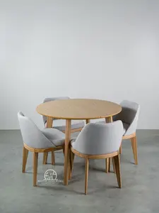 Kursi makan minimalis - kursi makan jati - set kursi meja makan modern