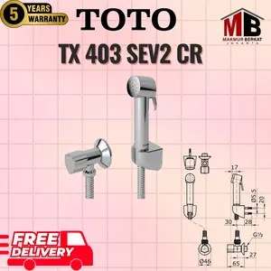 JET SHOWER TOILET TOTO TX 403 SEV2CR / TX403SEV2CR