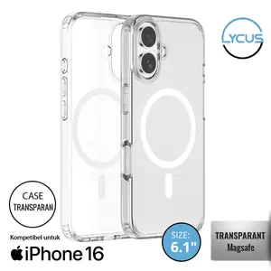 Lycus Case Transparant Magsafe iPhone 16 (6.1") / iPhone 16 Plus (6.7")