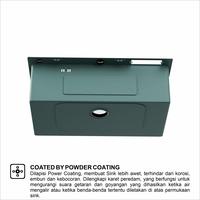 Gambar Wellup Bak Cuci Piring Kitchen Sink Wastafel Dapur Stainless W8050TSSS - SINK dari Wellup Kab. Bandung 5 Tokopedia