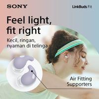 Gambar Sony LinkBuds Fit WF-LS910N LS910 LS 910N 910 N Noise Canceling TWS Truly Wireless Earbuds - Black dari Officiall Brands Kota Administrasi Jakarta Barat 5 Tokopedia