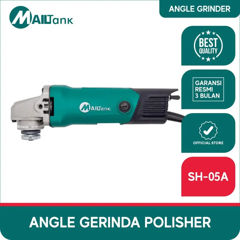 MAILTANK MESIN GERINDA TANGAN 4" SH05A ANGLE GRINDER 4 INCH SH 05A 3