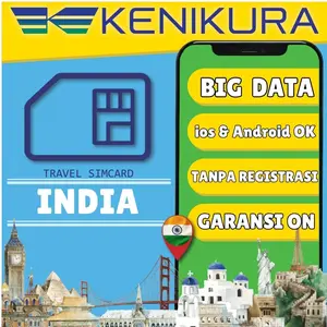 10 days India Simcard data internet kartu sim card
