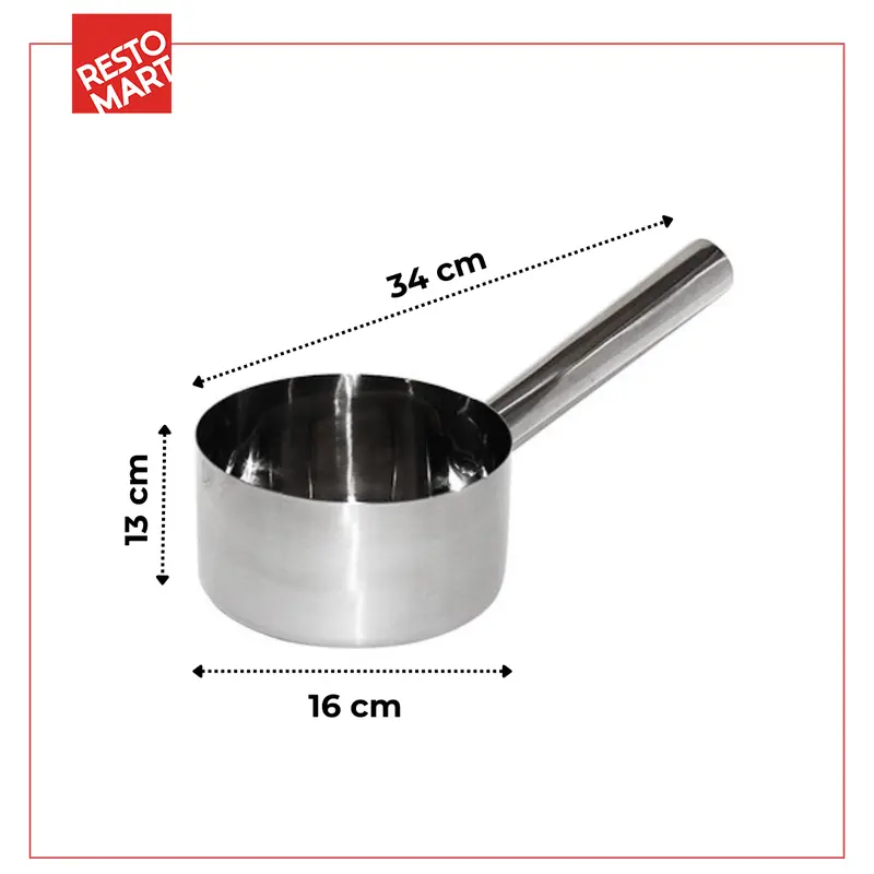Water Scoop / Gayung Air 3kg RESTOMART Stainless (2716106) 1