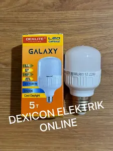 Bohlam led kapsul - DEXLITE - bohlam murah - bohlam hemat energi - LED kapsul - Bohlam Rumah - Bohlam Cahaya Putih - Lampu Murah - Lampu Hemat Energi