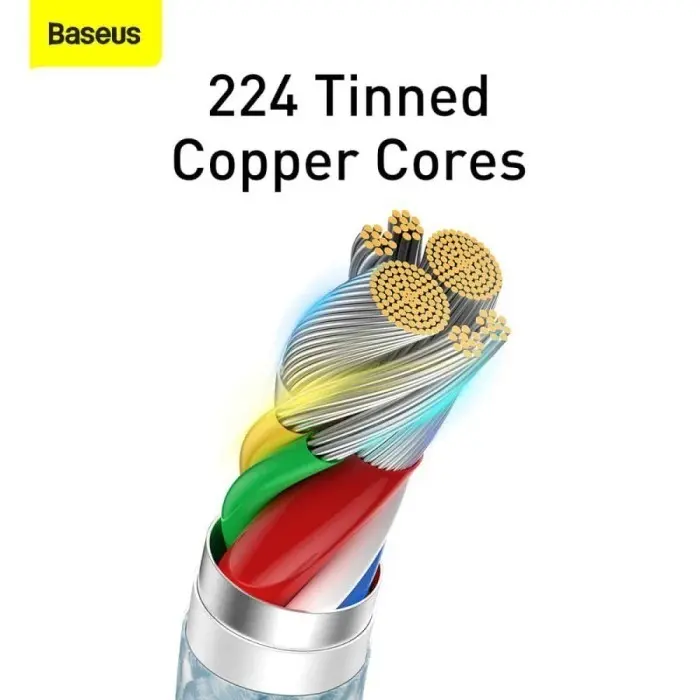 KABEL USB-A TO USB TYPE-C BASEUS DYNAMIC 100W 1M FAST CHARGING BRAIDED FAST CHARGING DATA CABLE QUICK CHARGE