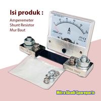 Gambar Amperemeter Analog DC 100 Ampere + Shunt Resistor External 100A 75mV dari Mitra Abadi Spareparts Kota Administrasi Jakarta Barat 3 Tokopedia