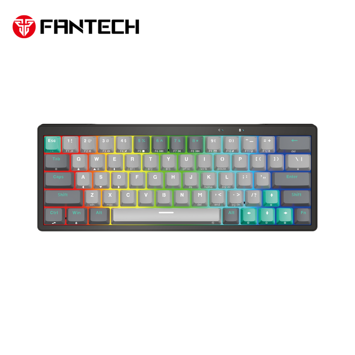 Gambar Fantech ATOM PRO63 MK912 | 63% RGB Mechanical Gaming Keyboard - Mercury, Red dari AGRES ID JOGJA Kota Yogyakarta Tokopedia