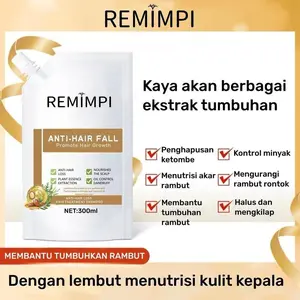 Remimpi Anti Hair Fall Hair Treatment Shampoo Oil Control Anti-dandruff Anti Hair Loss Original 300ml