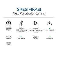 Gambar Nex Parabola - Tipe Kuning Receiver dari Nex Official TV Kota Administrasi Jakarta Barat 3 Tokopedia