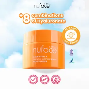[FYC] Nuface Calendula Essential Moisture Boost Moisturizer 20gr - Moisturizer Pelembap Wajah Dengan Calendula Flowers Dan 8 Type Hyaluronate Yang Membantu Menutrisi Dan Menjaga Kulit Tetap Lembap Dan Sehat