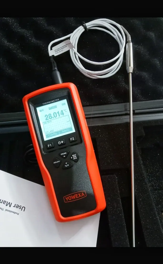 Yowexa YET-710L High Precision 1 Channel Thermometer with PT1000 probe