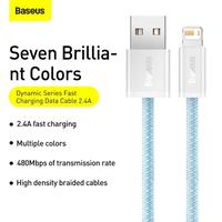 Gambar KABEL USB-A TO LIGHTNING IPHONE BASEUS DYNAMIC 2,4A 1,2M FAST CHARGING BRAIDED DATA CABLE QUICK CHARGE dari btgcom Kota Denpasar 5 Tokopedia