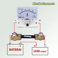 Gambar Amperemeter Analog DC 100 Ampere + Shunt Resistor External 100A 75mV dari Mitra Abadi Spareparts Kota Administrasi Jakarta Barat 2 Tokopedia