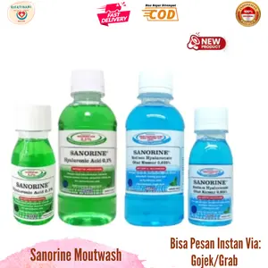 Sanorine Obat kumur Antiseptic 80 ml & 200 ml