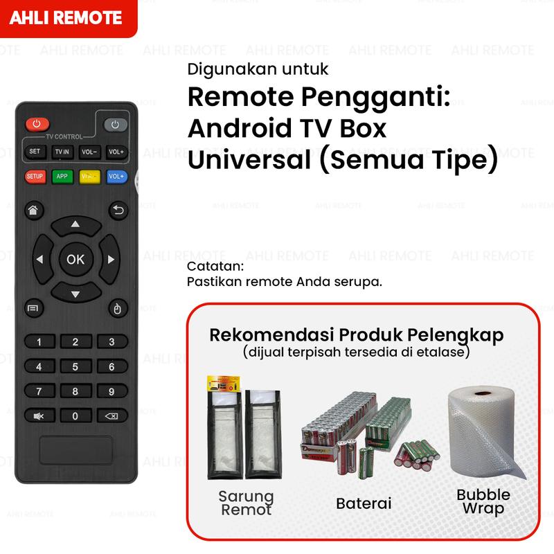 Remot STB Android TV BOX Universal XQ MX10 H96 V88 T95 TX X96 MXQ TX3 ...