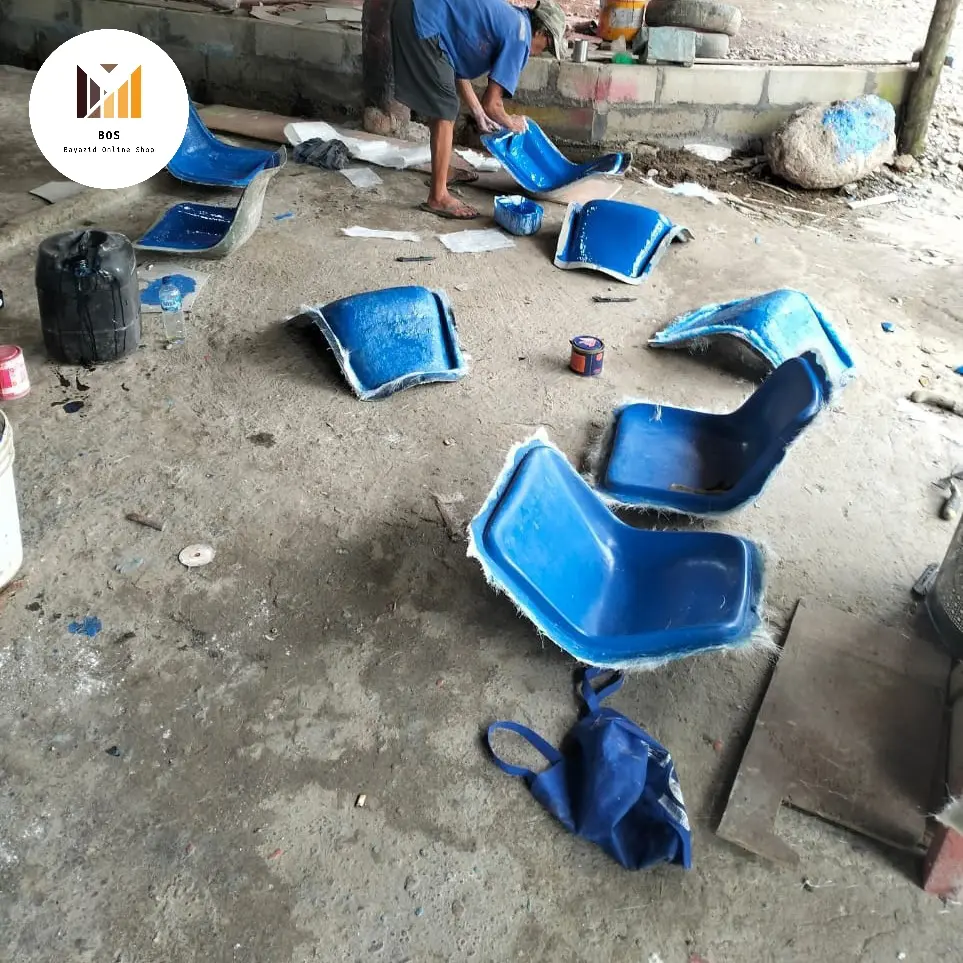Kursi Fiber Stadion Tanpa Kaki - Berbahan Fiberglass Kuat dan Tahan Lama Chairs Furniture