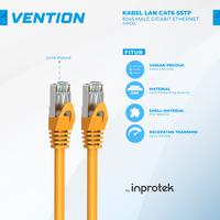 Gambar Vention Kabel LAN Gigabit Ethernet RJ45 Cat6a SSTP Network Patch - IBH Yellow, 20 Meter dari Inprotek Kota Administrasi Jakarta Barat 1 Tokopedia