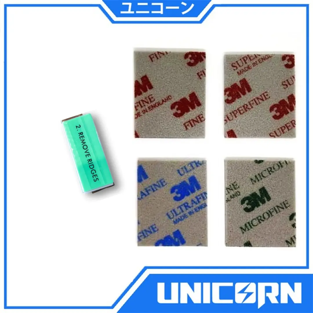 3M Sanding Sponge Set + Polisher 4 Grade For Gundam Model Kit / Amplas Model Kit