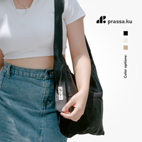 Gambar Prassa.ku | Hayma Bag - Zipper | Totebag Resleting - Hayma CRD Black dari Prassaku Kota Administrasi Jakarta Barat 3 Tokopedia