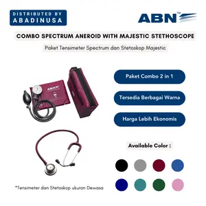 Paket Combo ABN Tensimeter Spectrum Aneroid Dan Stetoskop Majestic
