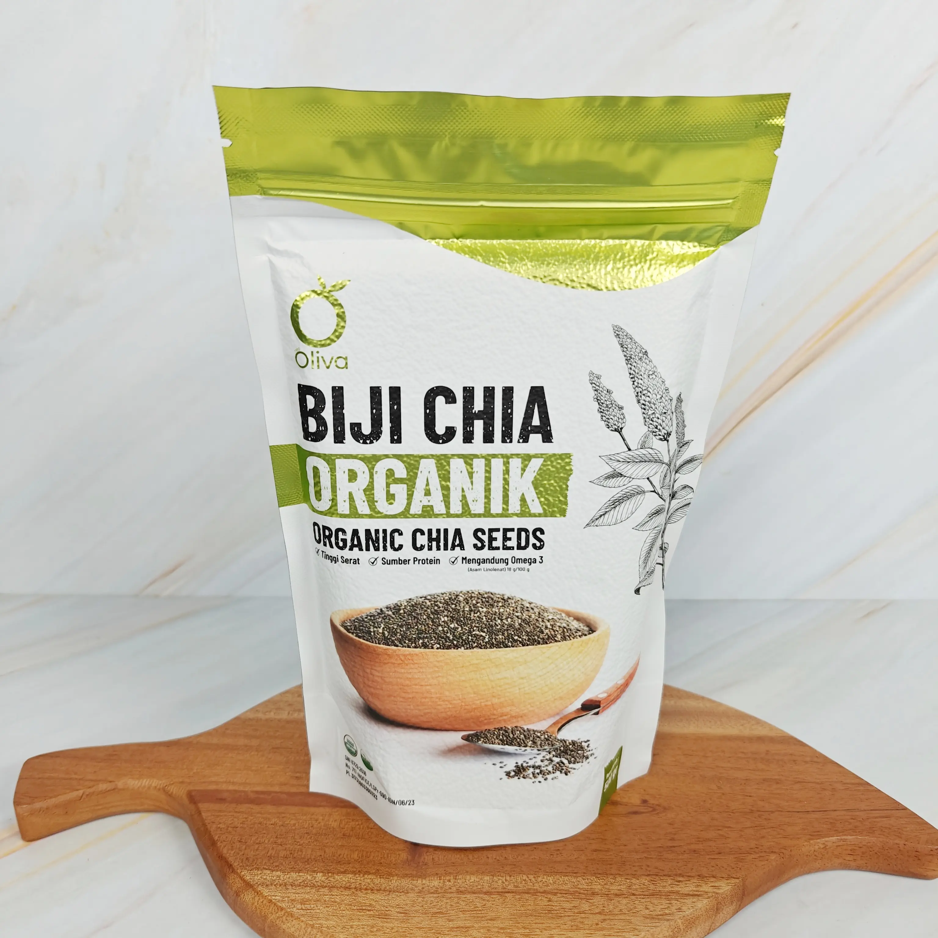 BPOM Organic Chia Seeds Mexico 500gr