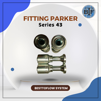 Gambar Parker Hose Fitting 10643-4-4 Female JIC 37° - Swivel Straight dari besttoflowsystem Kota Tangerang 2 Tokopedia
