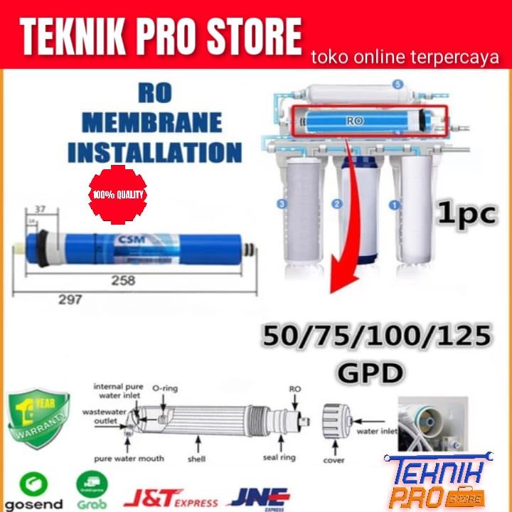 Membran RO CSM 150 GPD Filter Air Minum 0