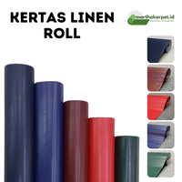 Gambar kertas linen roll 1.05meter x 25meter - Merah dari Martha Karpet Indonesia Kota Bandung 1 Tokopedia