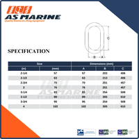 Gambar CROSBY USA Masterlink/Master Link Alloy A342 1-1/2 Inch 38 mm 3522216 dari PT Anugrah Sukses Marine Kota Administrasi Jakarta Utara 4 Tokopedia