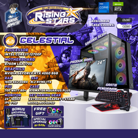 Gambar RISING STAR SERIES PC CELESTIAL | INTEL CORE i7-12700F | NVIDIA RTX 4060 8GB | PC GAMING FULLSET dari bengkelkomputerptk Kota Pontianak 1 Tokopedia